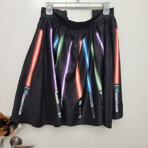 Used Her Universe Lightsaber Skirt | BROKEN ZIPPER